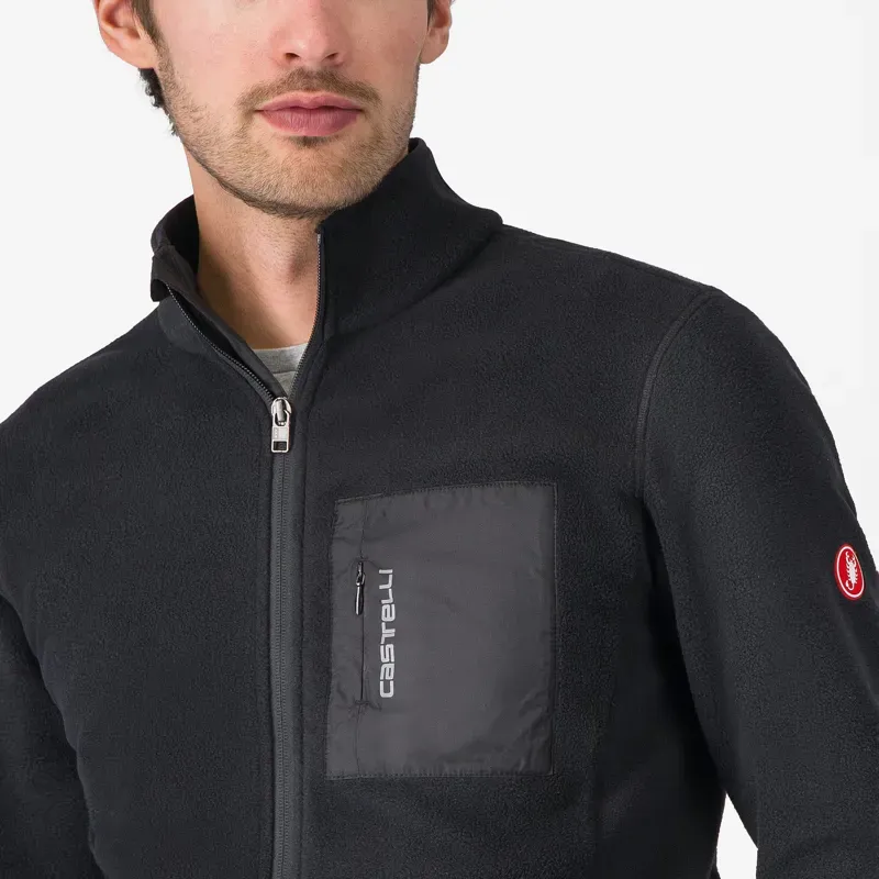 Castelli Classico Fleece Jacket in Black-2