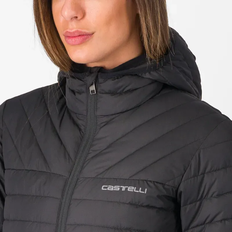 Castelli Women's Classico Puffy Jacket in Black-2