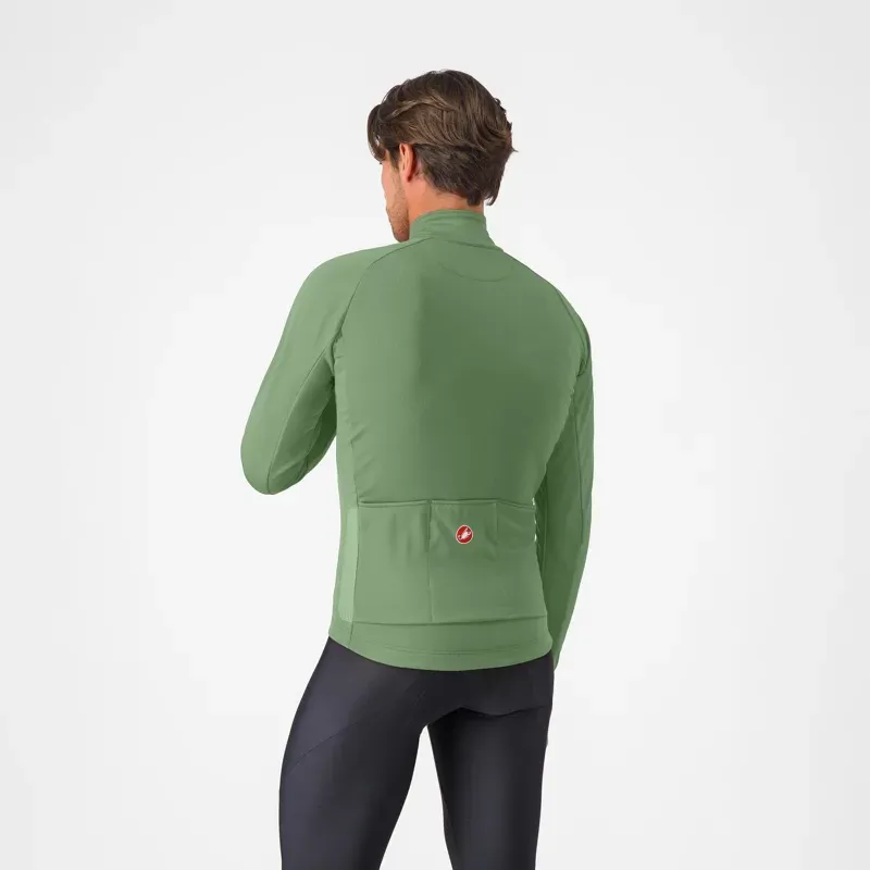 Castelli Competizione Jacket in Green Pepper-1
