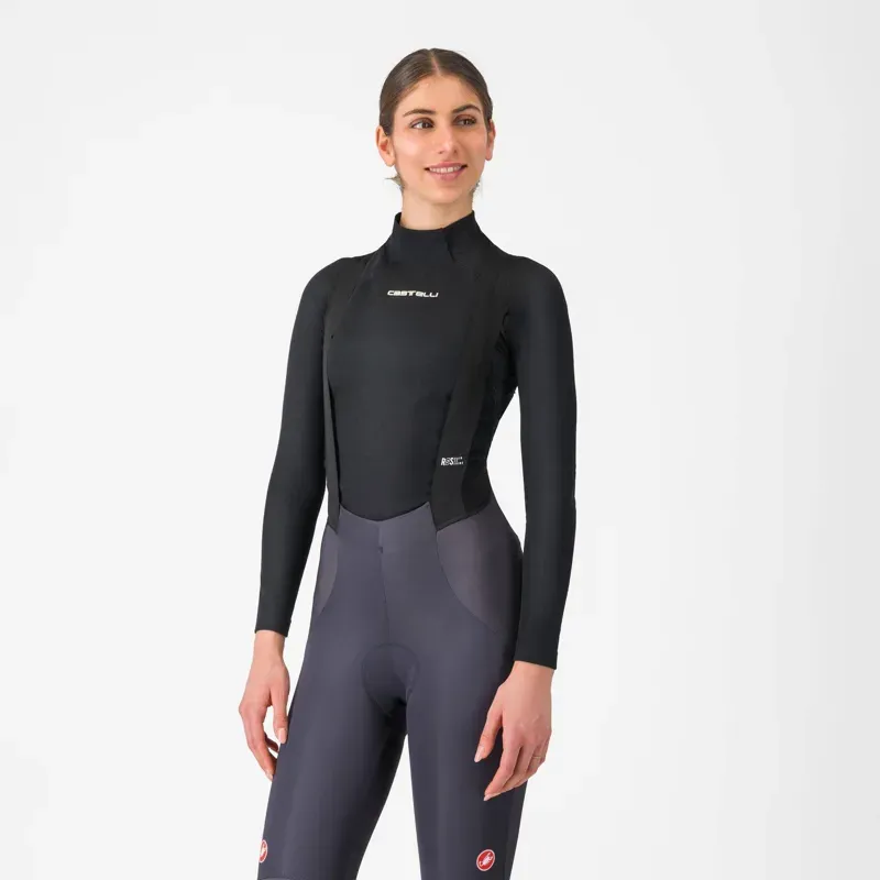 Castelli Women's Flanders 2 Warm Long Sleeve Base Layer in Black