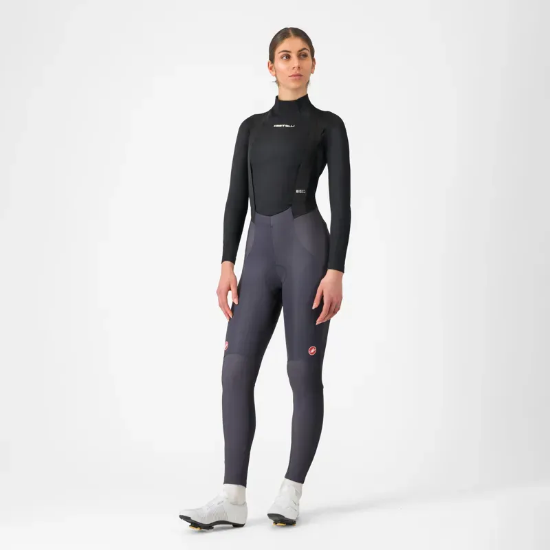 Castelli Women's Flanders 2 Warm Long Sleeve Base Layer in Black-1