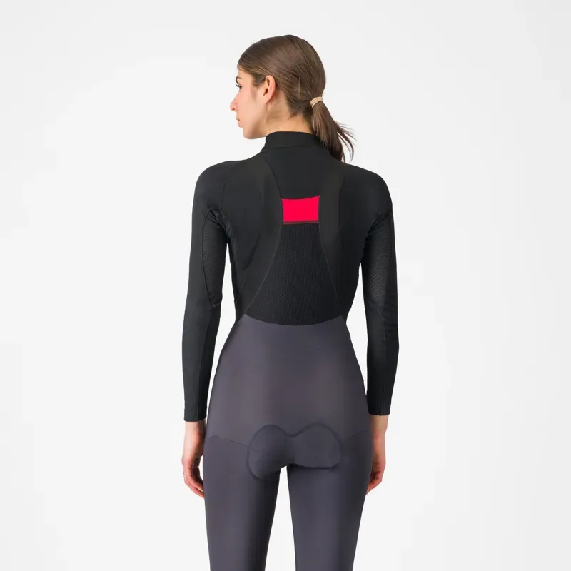 Castelli Women's Flanders 2 Warm Long Sleeve Base Layer in Black-3