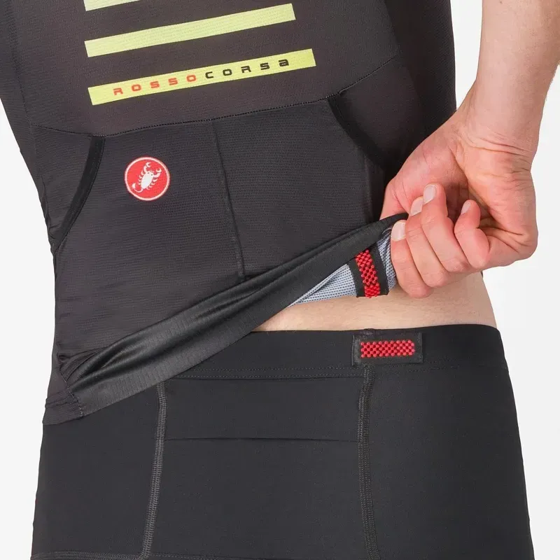 Castelli Free Speed 3 Race Top in Black-5
