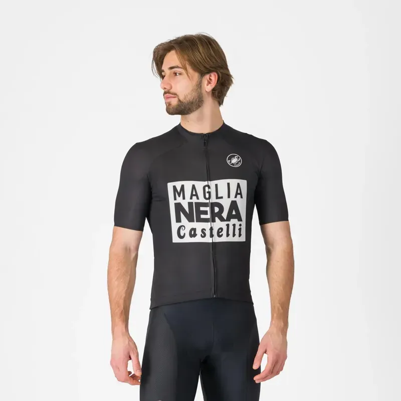 Castelli Vintage Giro D'Italia Jersey in Nero