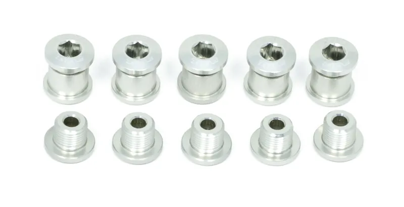 A2Z Chainring 5 Arm Bolt Kit In Silver