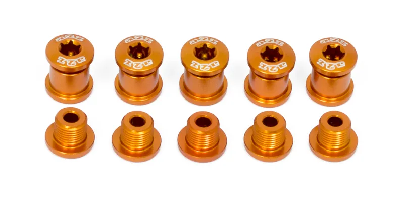 A2Z Chainring 5 Arm Bolt Kit In Orange
