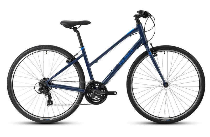 2021 Ridgeback Motion Open Frame Hybrid Bike in Blue