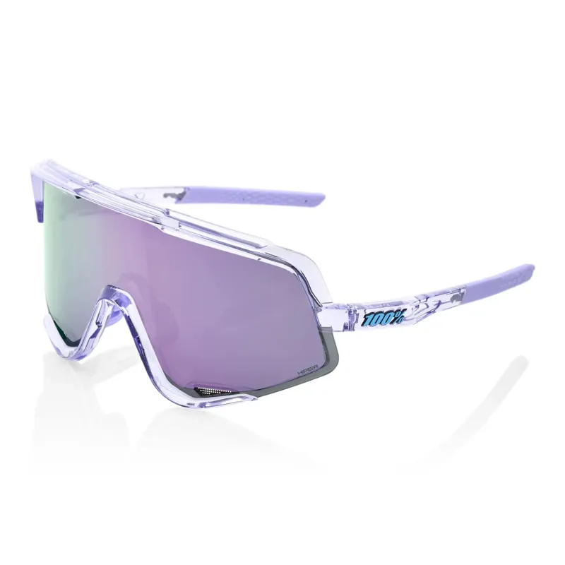 100% Glendale HiPER Mirror Lavender Lens Sunglasses in Lavender