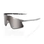 100% Hypercraft HiPER Mirror Silver Lens Sunglasses in Matt Stone Grey