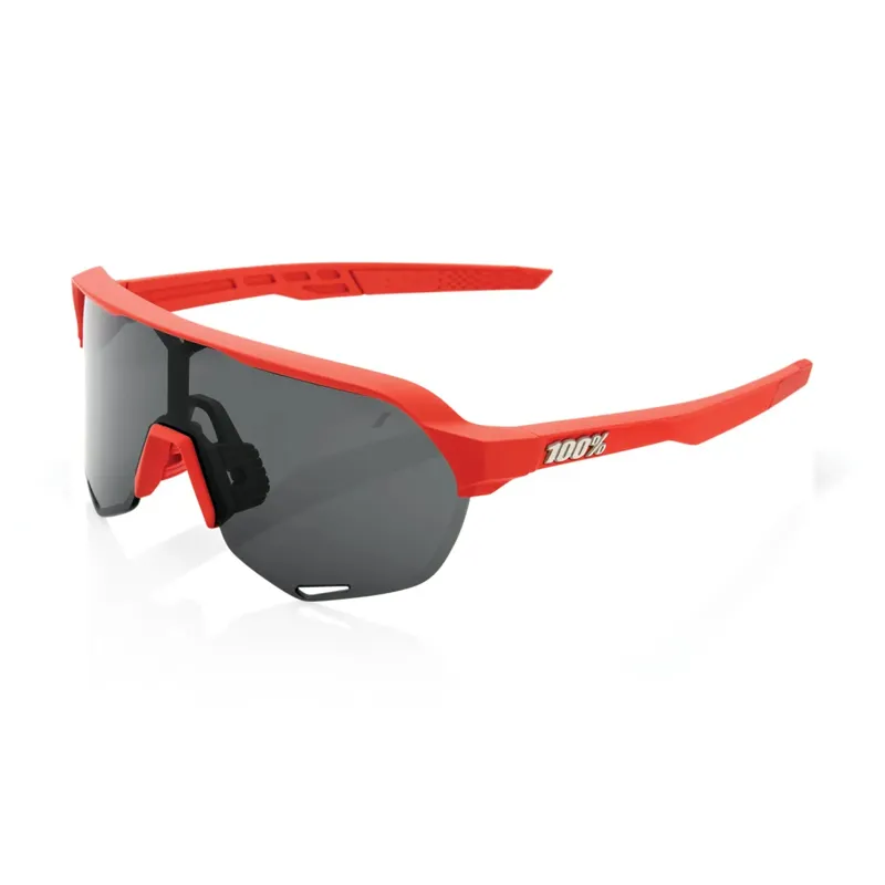 100% S2 Smoke Lens Sunglasses in Soft Tact Coral