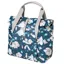Basil Magnolia Rear Cycle Shopper Bag in Blue
