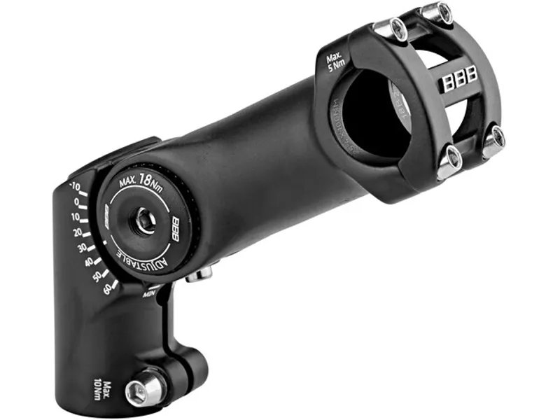 2021 BBB HighFix V2 Adjustable Stem in Black 