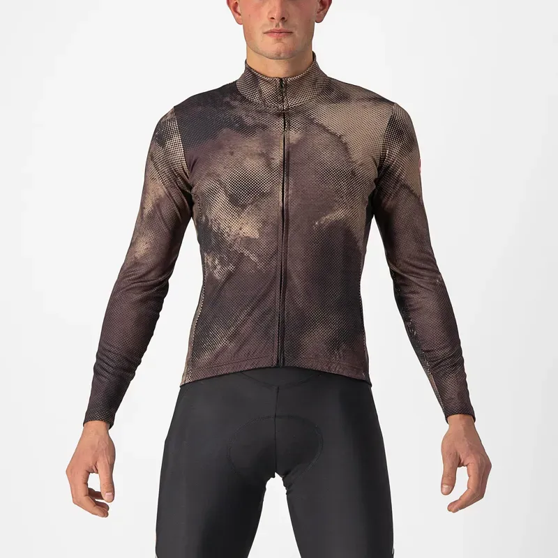 Castelli Ventaglio Long Sleeve Jersey in Terra