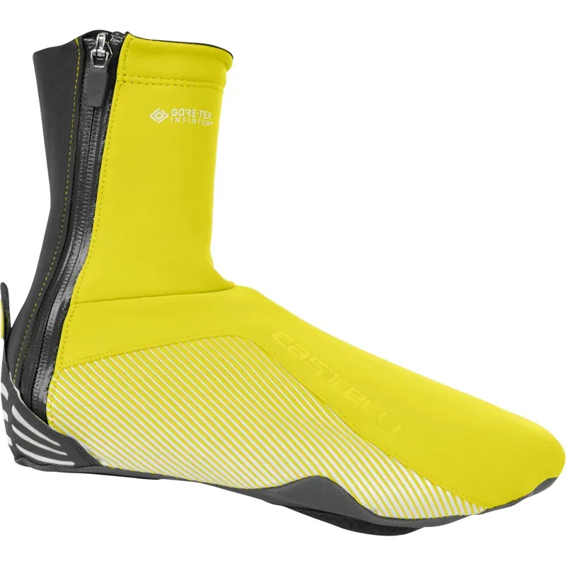 Castelli Dinamica Womens Shoe Covers in Brilliant Yellow