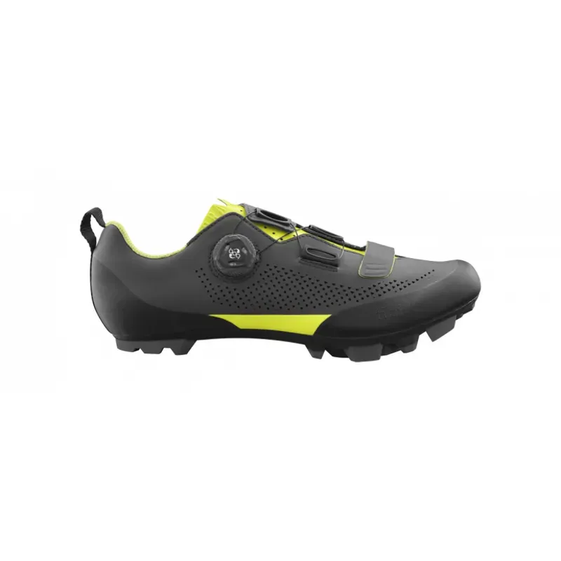 Fizik X5 Terra 42.5 MTB Shoes in Grey/Yellow