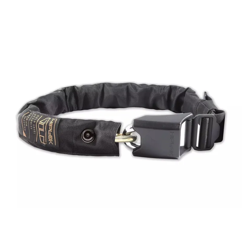 Hiplok Gold 10x850mm Wearable Chain Lock in Black