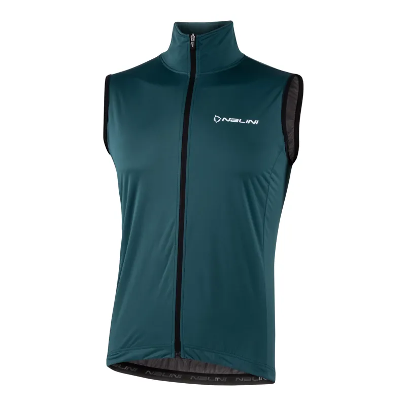 Nalini WR Man Vest in Dark Green Pine