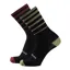Nalini Gravel Socks in Black/Green/Red Wine