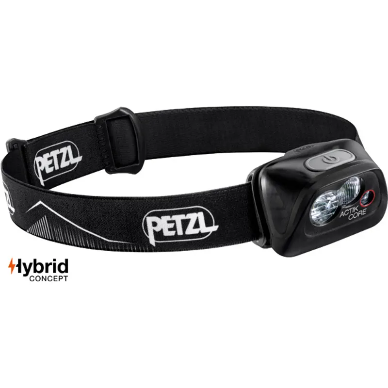 Petzl Actik Core 450 Lumen Head Torch in Black