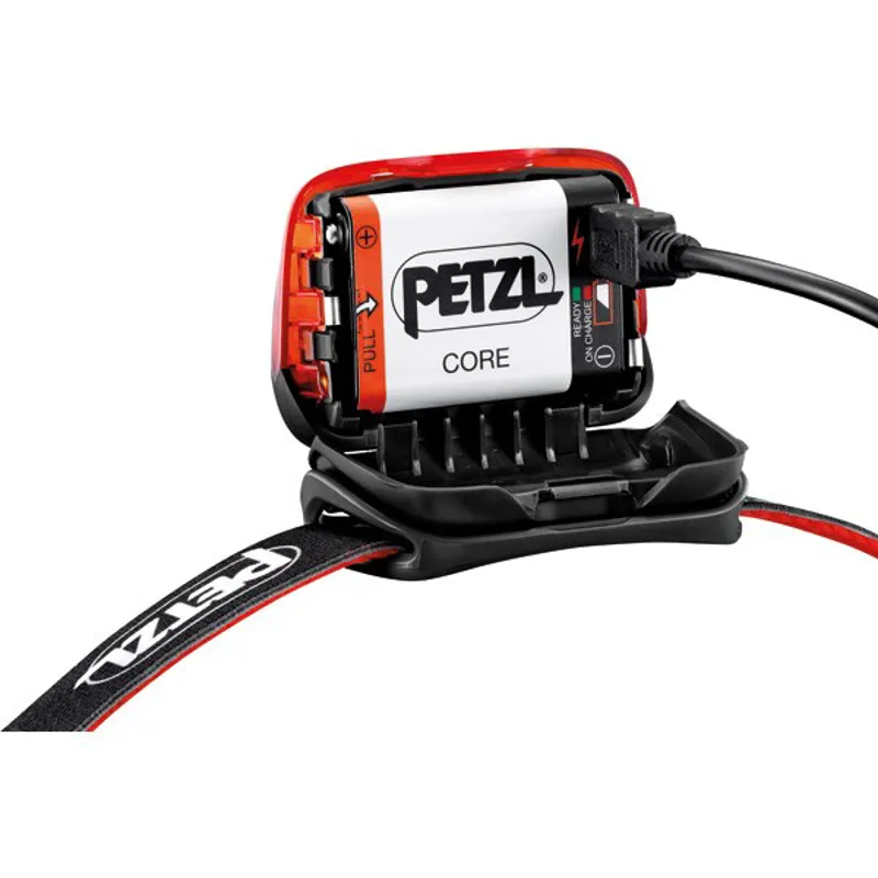 Petzl Actik Core 450 Lumen Head Torch in Red-2