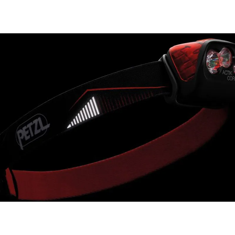 Petzl Actik Core 450 Lumen Head Torch in Red-3