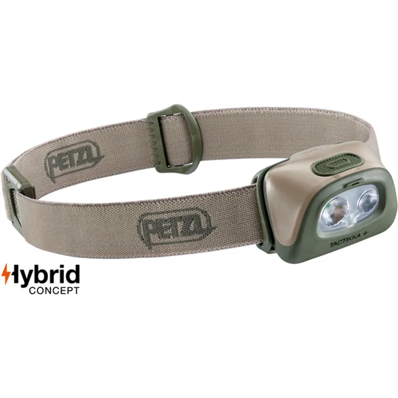 Petzl Tactikka + 350 Lumen Head Torch in Brown