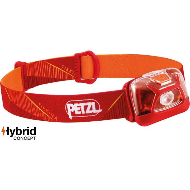 Petzl Tikkina 250 Lumen Head Torch in Red