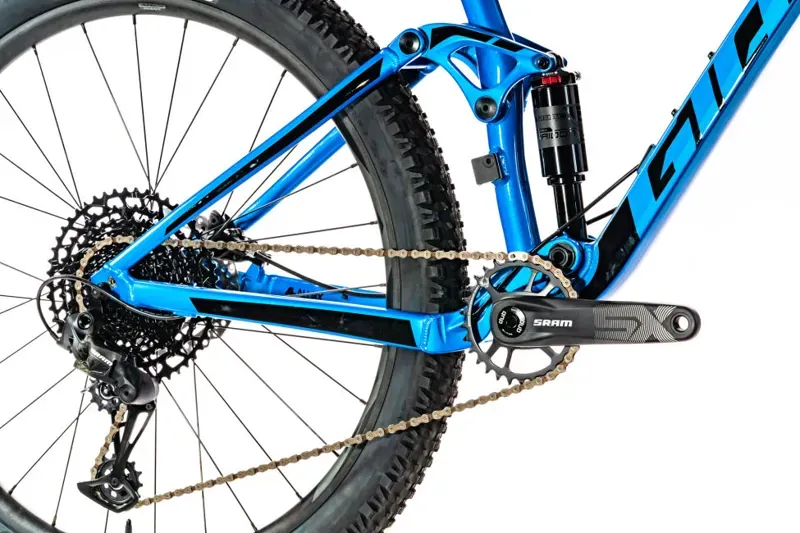 2020 Giant Stance 2 Full Suspension Mountain Bike in Blue-3