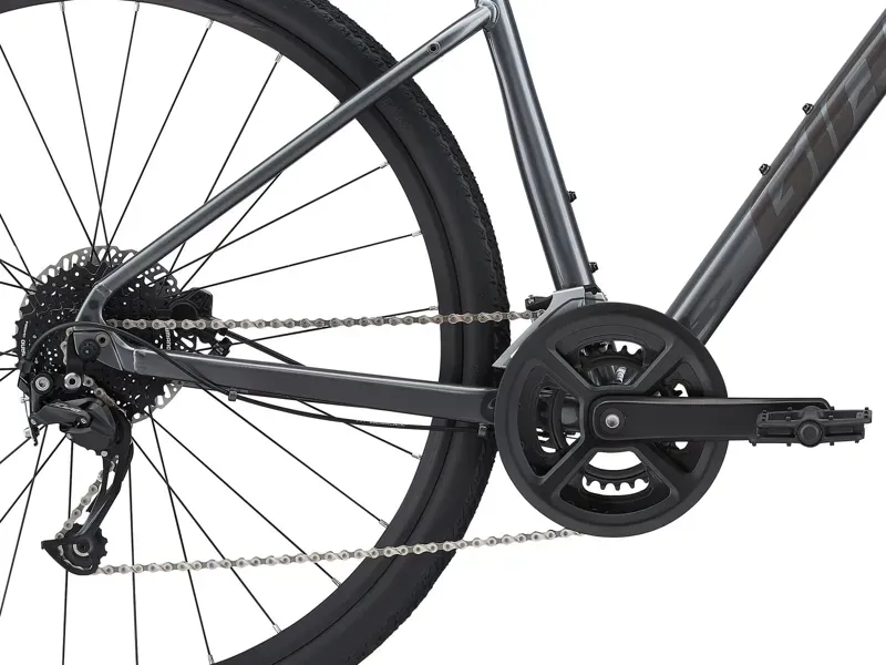 2021 Giant Roam 2 Disc Hybrid Bike in Grey-3