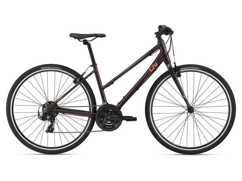 2021 Liv Alight 3 Womens Hybrid Bike in Blue 
