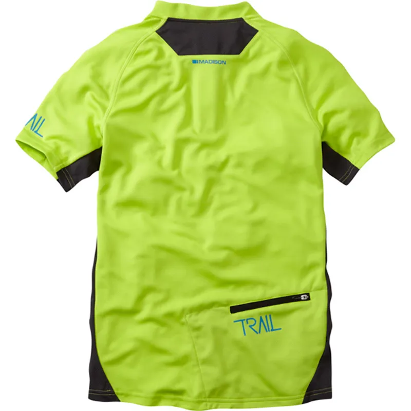 Madison Trail Short Sleeved Youth Jersey in Green-1