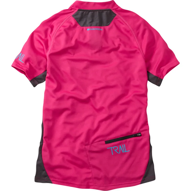 Madison Trail Short Sleeved Youth Jersey in Pink-1
