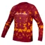 Endura MT500 Kali LTD Long Sleeved MTB Jersey in Red