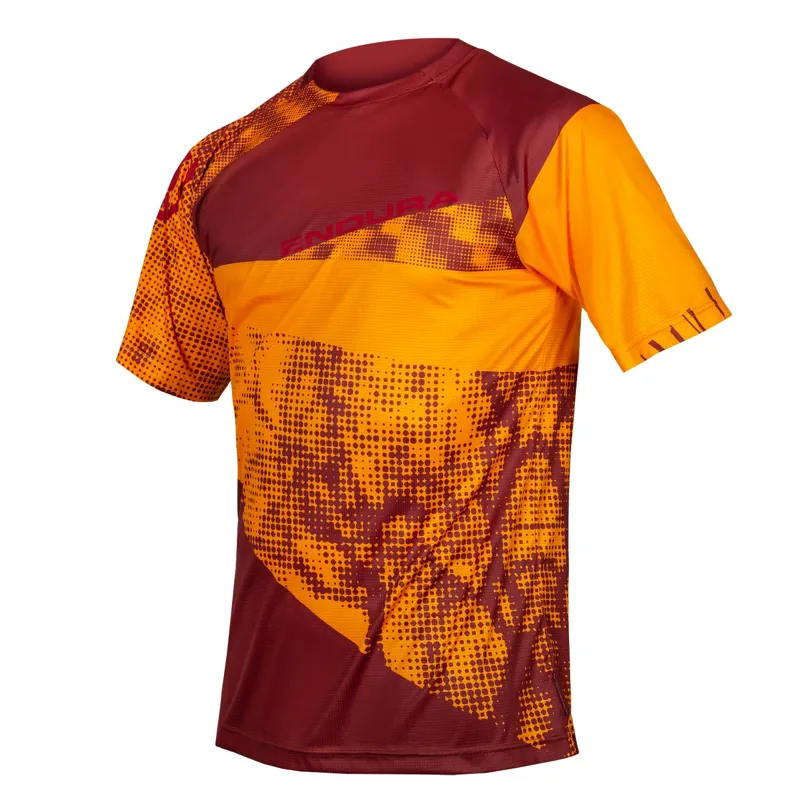 Endura SingleTrack Dots LTD Jersey in Orange
