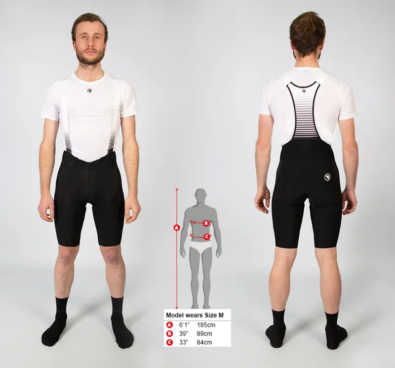 Endura Pro SL Long Leg Road Bib Shorts in Black-1