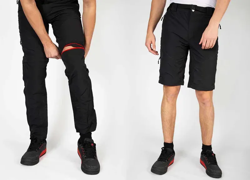 Endura Hummvee Zip Off Trousers II in Black-6