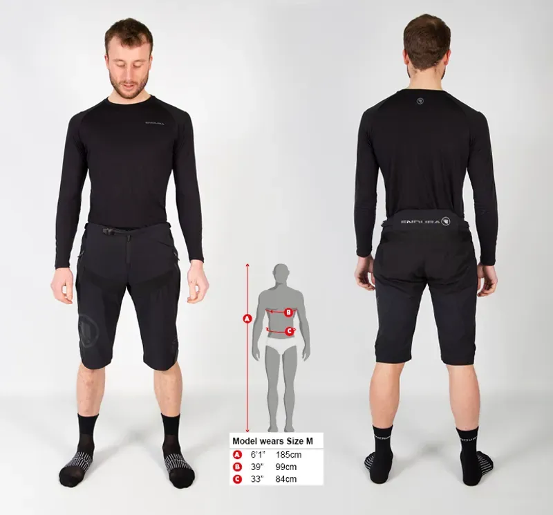 Endura MT500 Burner Shorts II in Black-1