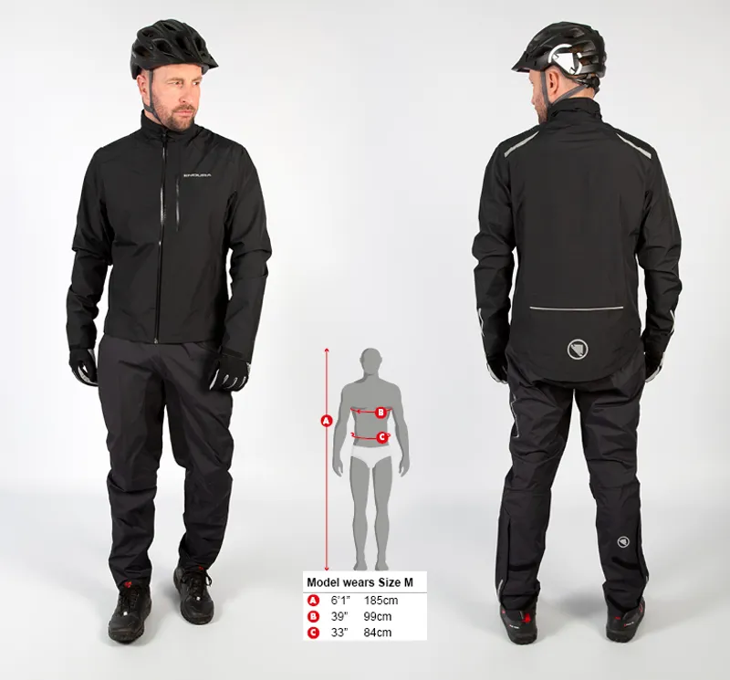 Endura Hummvee Waterproof Jacket in Black-1