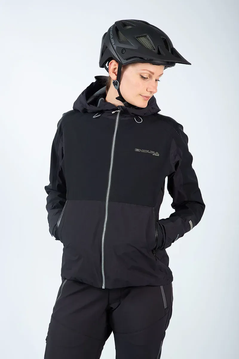Endura MT500 Womens Waterproof Jacket in Black-4