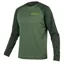 Endura Singletrack Long Sleeve Jersey in Forest Green