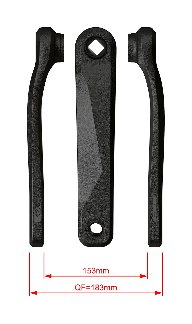 FSA Yamaha CK- 220 PW Electric Bike Chainset in Black