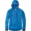 Madison Zenith Long Sleeved Mens Hooded Top in Blue
