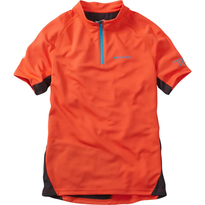 Madison Trail Short Sleeved Youth Jersey in Red