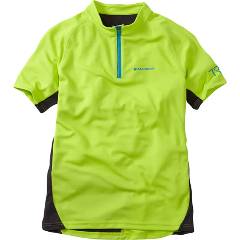 Madison Trail Short Sleeved Youth Jersey in Green