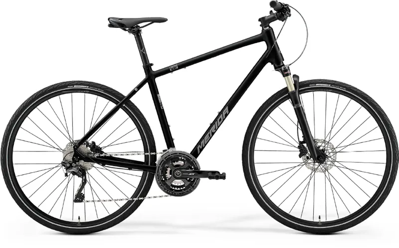 2022 Merida Crossway 100 MY22 Hybrid Bike in Black