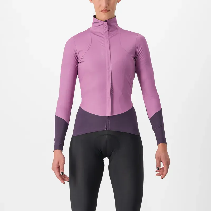 Castelli Beta RoS Women's Jacket in Purple Dew/Night Shade
