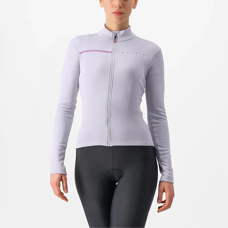 Castelli Sinergia 2 Women's Long Sleeve Jersey in Purple Mist/Purple Dew