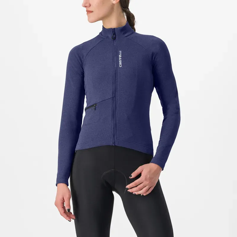 Castelli Unlimited Trail Women's Long Sleeve Jersey / Belgian Blue/Austin Blue Large