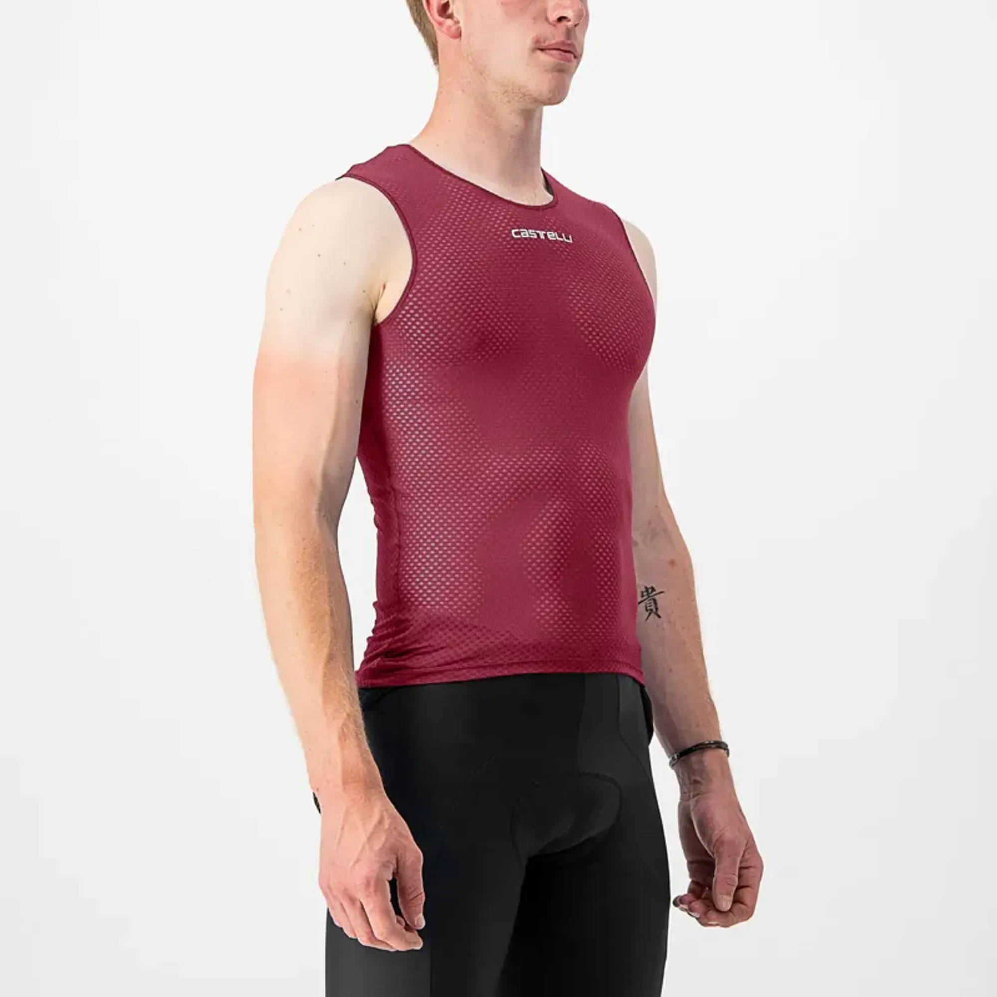 Pro Mesh Castelli Pro Mesh 2.0 Sleeveless Base Layer in Bordeaux