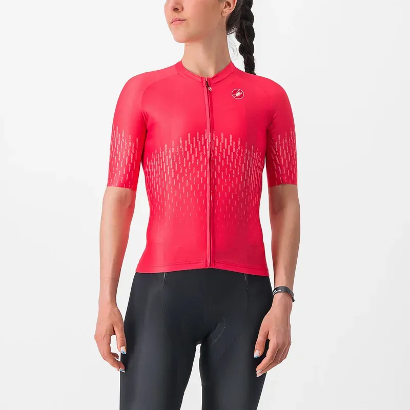 Castelli Aero Pro Women's Jersey in Hibiscus